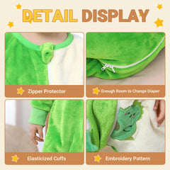 BETTERFUN baby sleeping bag with feet keeps core warm while feet stay free to move