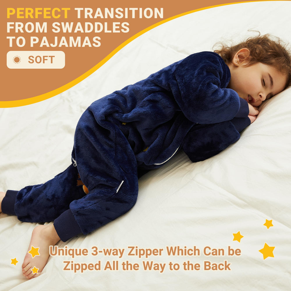 BETTERFUN dark-blue-owl-sleeping-bag-durability-wash showcases reinforced stitching for repeated washing