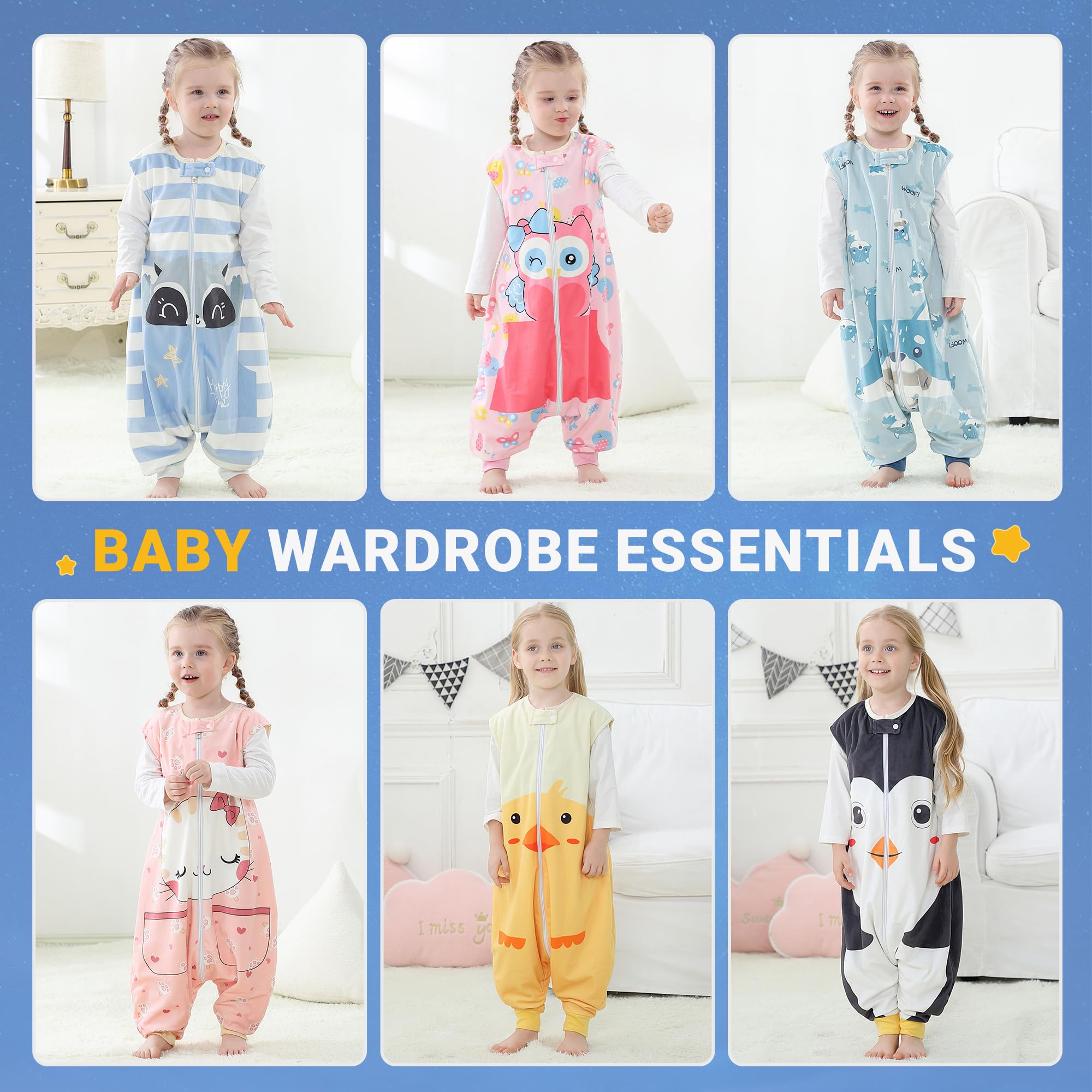 BETTERFUN polyester breathable material keeps little ones comfy indoors.