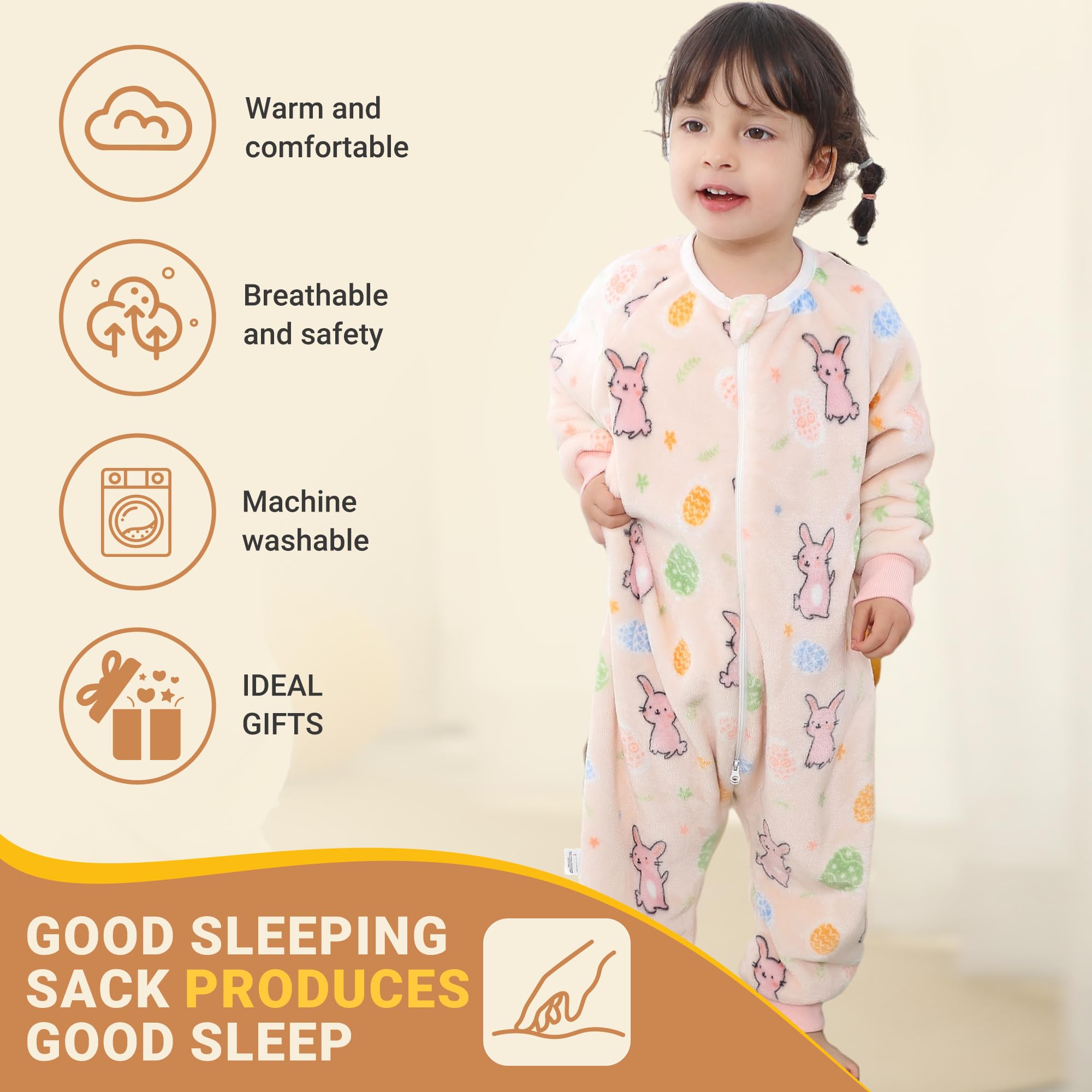 BETTERFUN breathable polyester keeps baby comfortable indoors