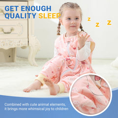 BETTERFUN sleeping bag for walkers two-way zipper provides easy diaper changes.
