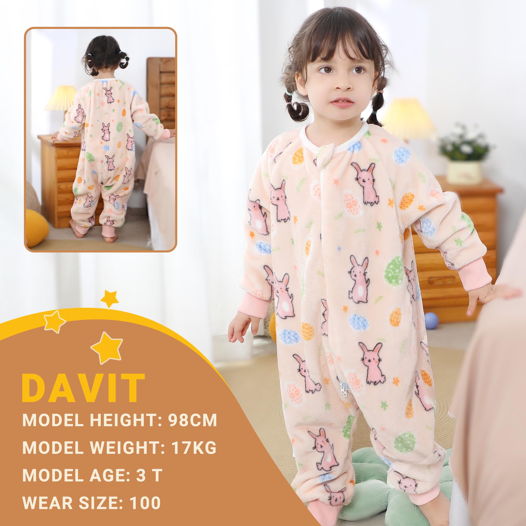 BETTERFUN split-leg design supports crawling and safe movement