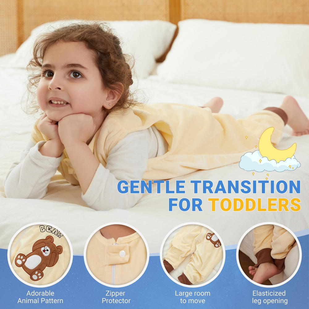 BETTERFUN Sleeping Sack with Feet non-toxic materials and reinforced stitching for daily wear.