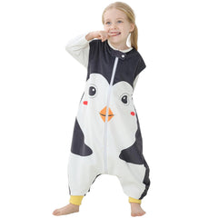 BETTERFUN toddler sleeping sack with feet and penguin print offers warm, breathable comfort for naps.