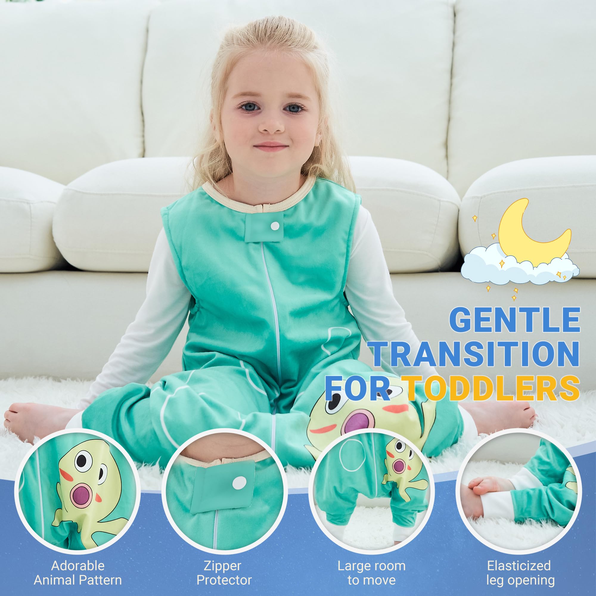 BETTERFUN Sleeping Sack indoors — breathable polyester for mild climates