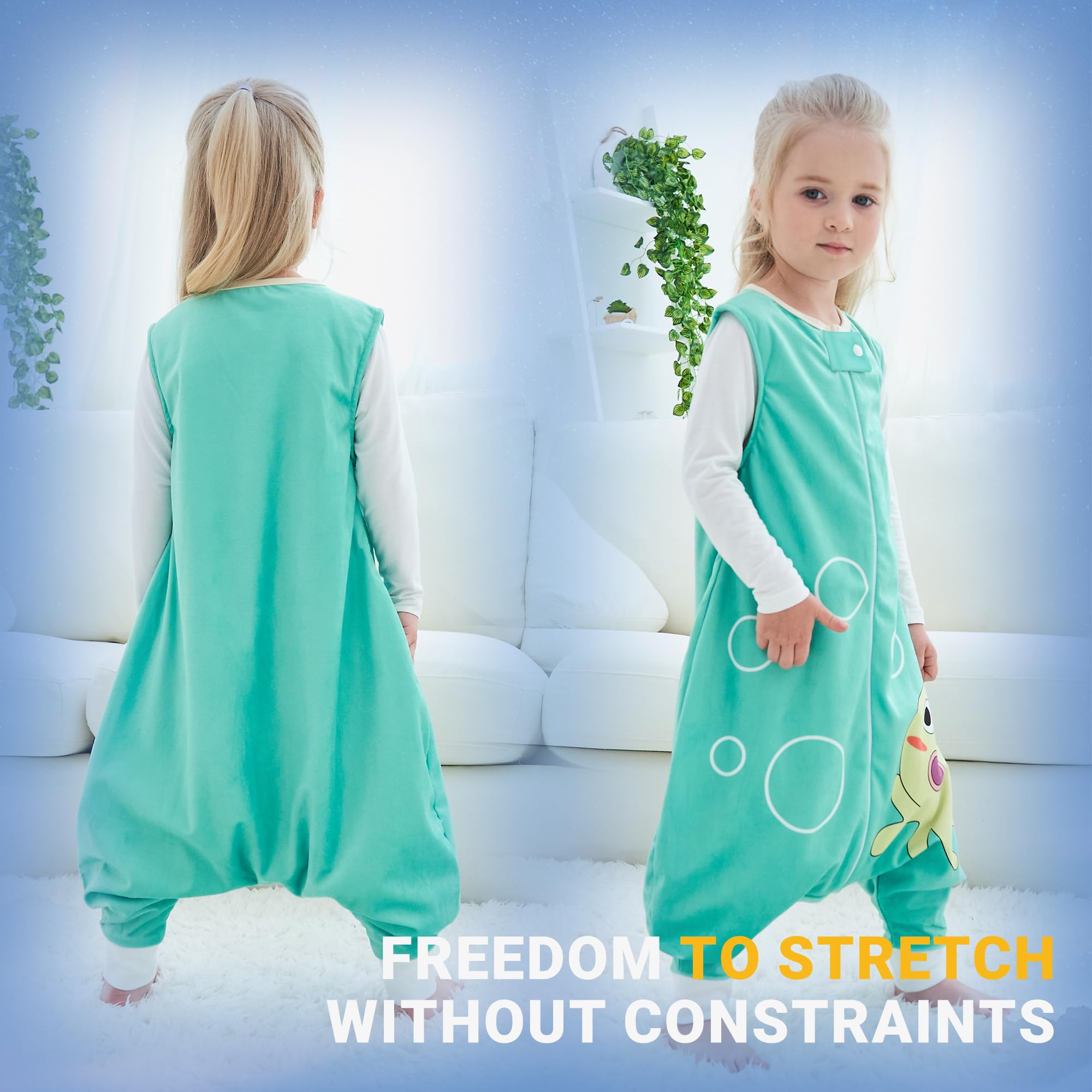 BETTERFUN Footed sleeping bag — non-toxic materials ensure safe daily wear