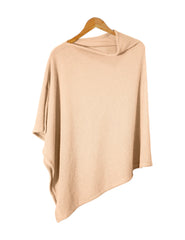 BEWDIO Camel nursing cover folded compactly for discreet on-the-go privacy