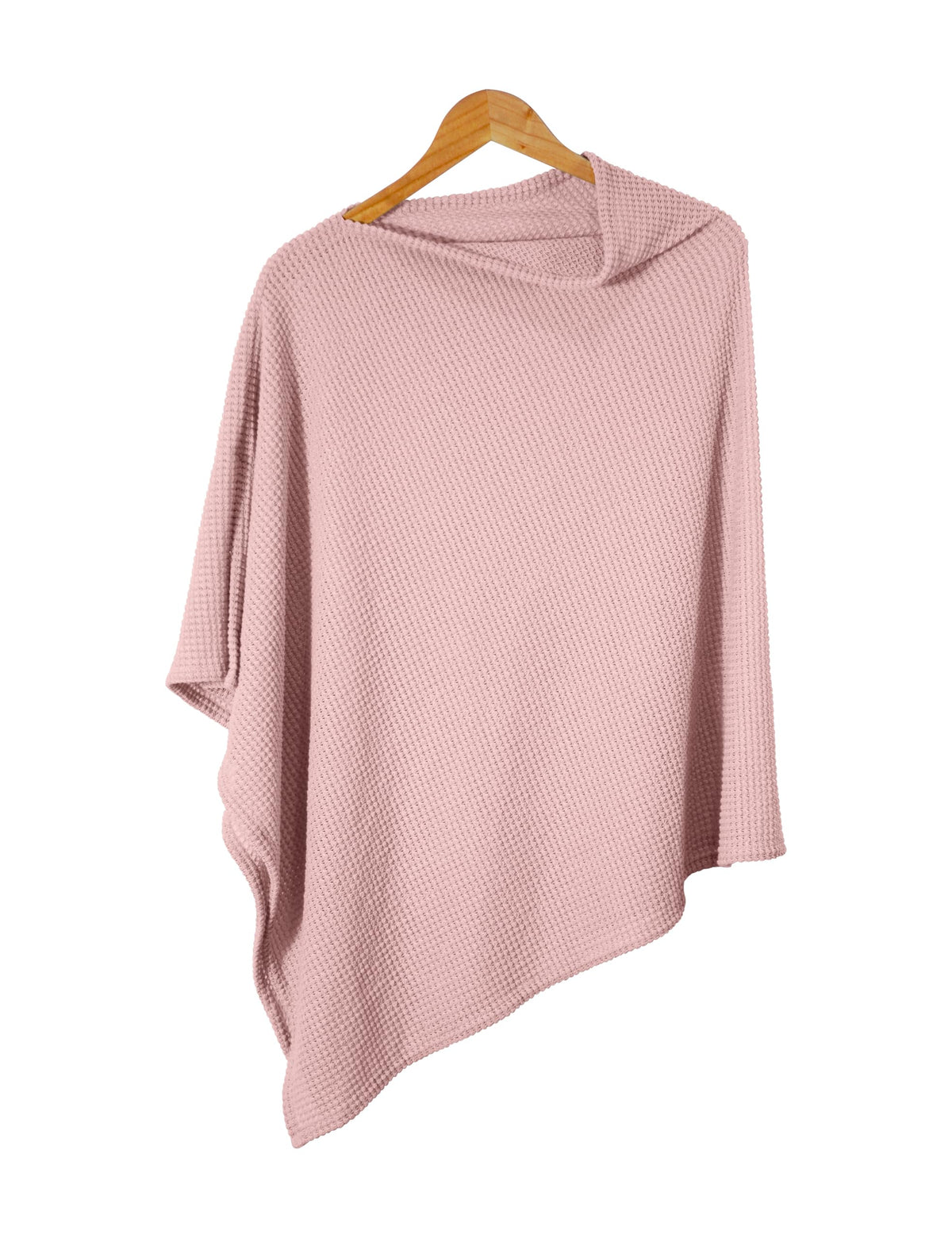 BEWDIO Pink Nursing Cover fabric close-up shows breathable knit for comfortable feeding.