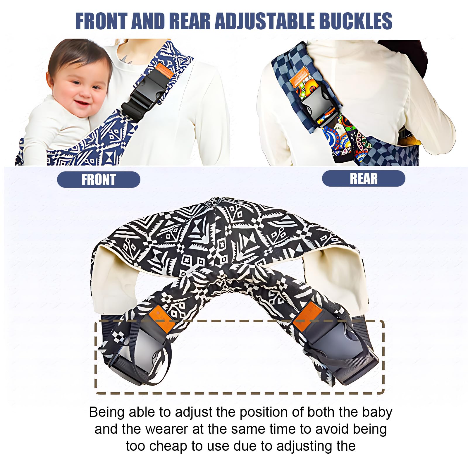 Beyoik easy-use toddler carrier overview showing quick setup