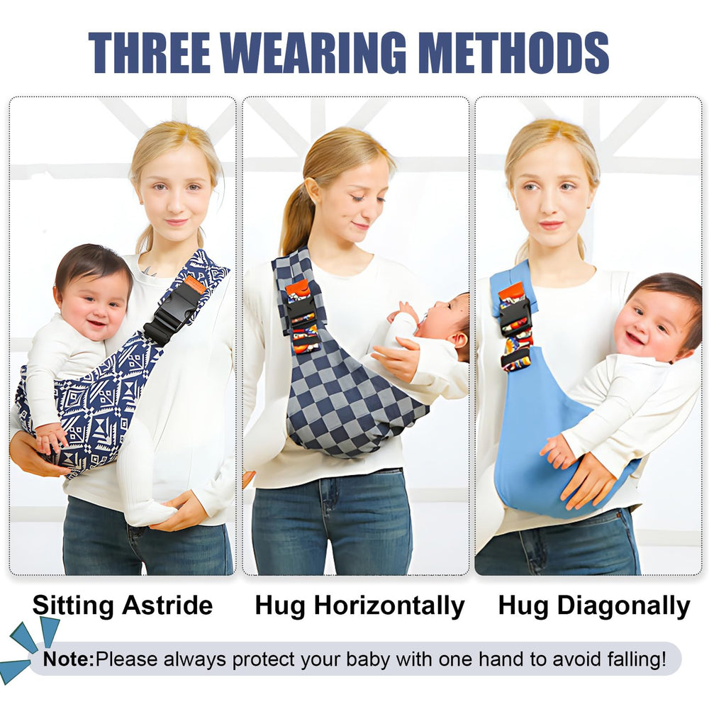 Beyoik portable baby sling roll-up storage for travel convenience