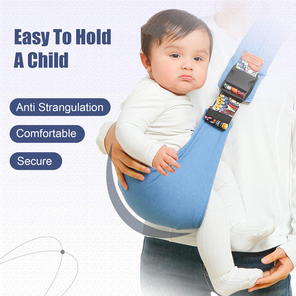 Beyoik toddler carrier hip seat grey ergonomic support for parent and baby