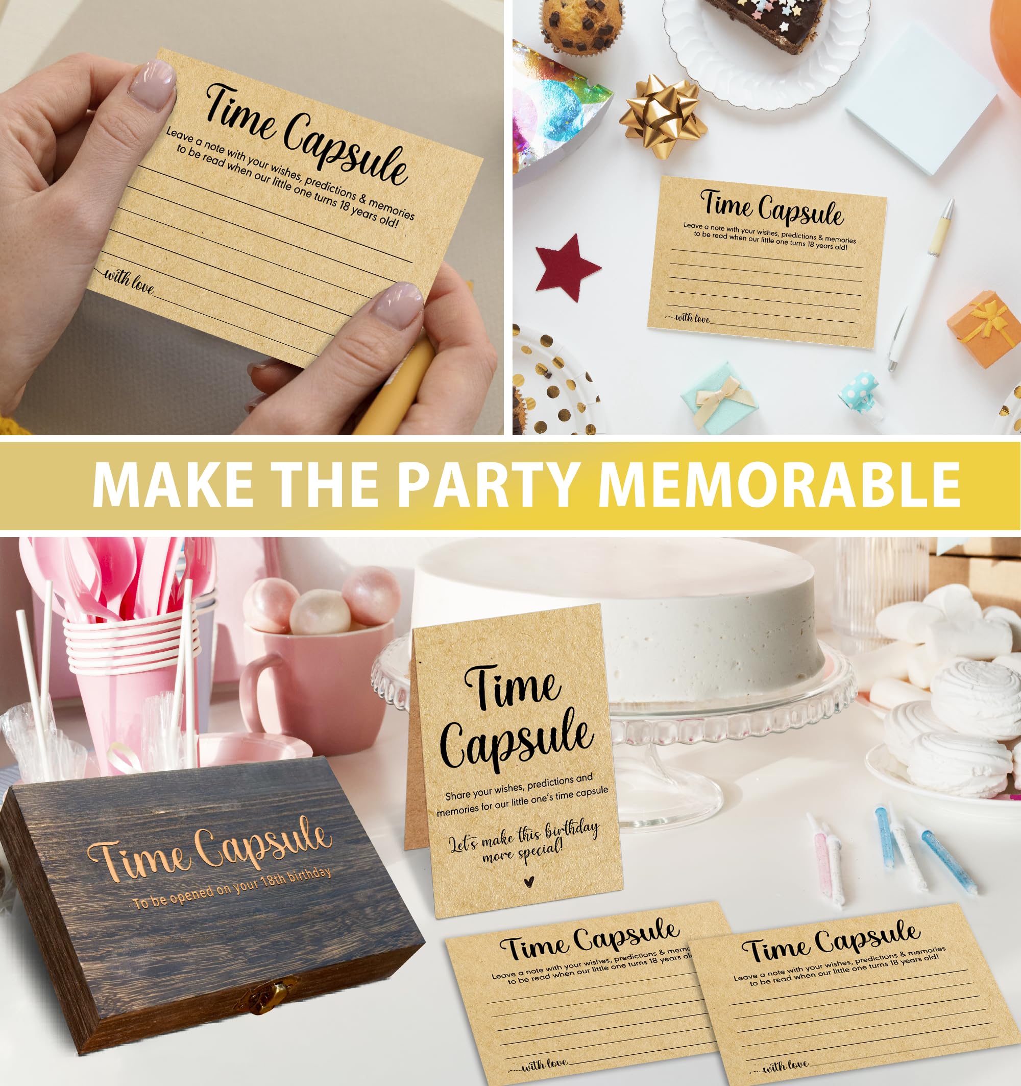 BEZBEX Baby Time Capsule durable construction protects memories from moisture and fading