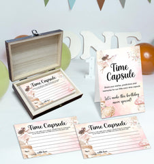 BEZBEX time capsule box opened to reveal organized memories for years.