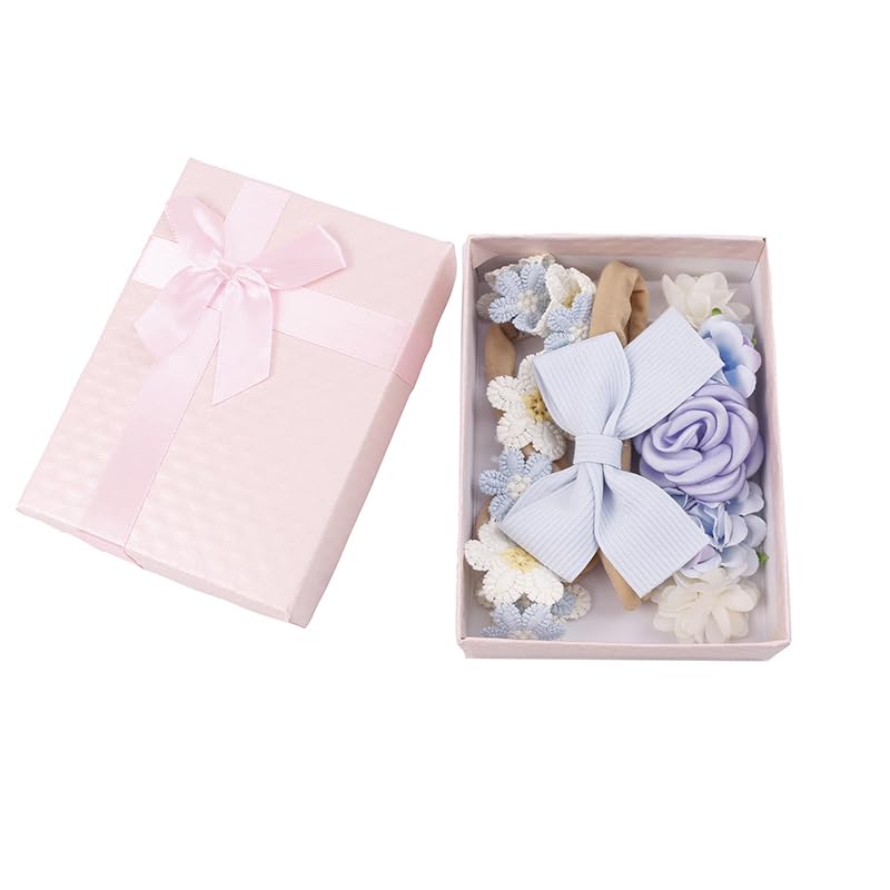 BFNAAgirl headband styled for baby showers and wedding day outfits with floral accents.