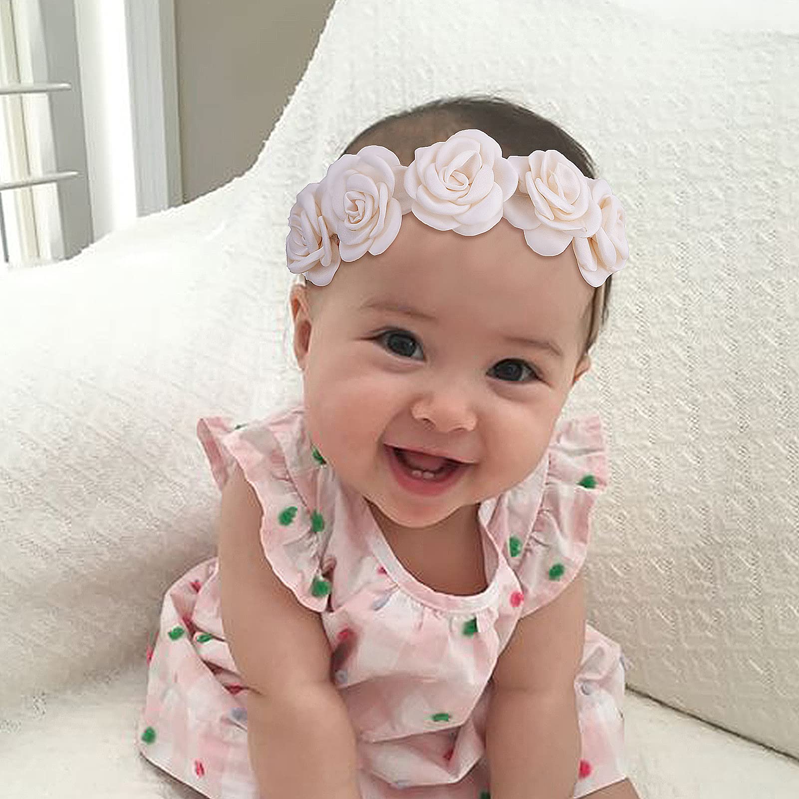 BFNAAgirl crown-style headband adds cute festive flair