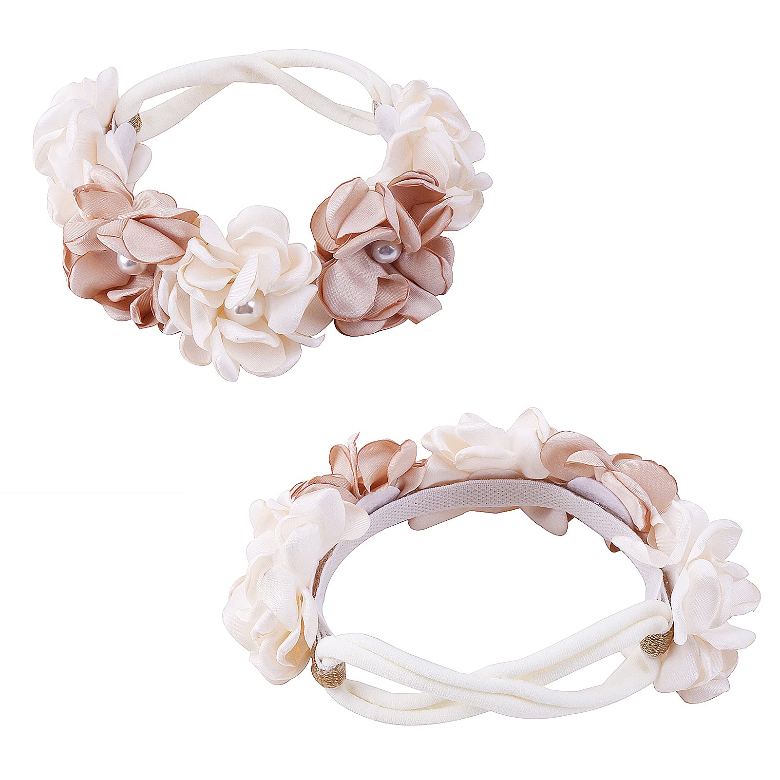 BFNAAgirl newborn headband soft material ensures gentle daily wear