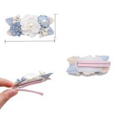 BFNAAgirl baby-girl hair clip flower closeup ideal for daily outfits and portraits.