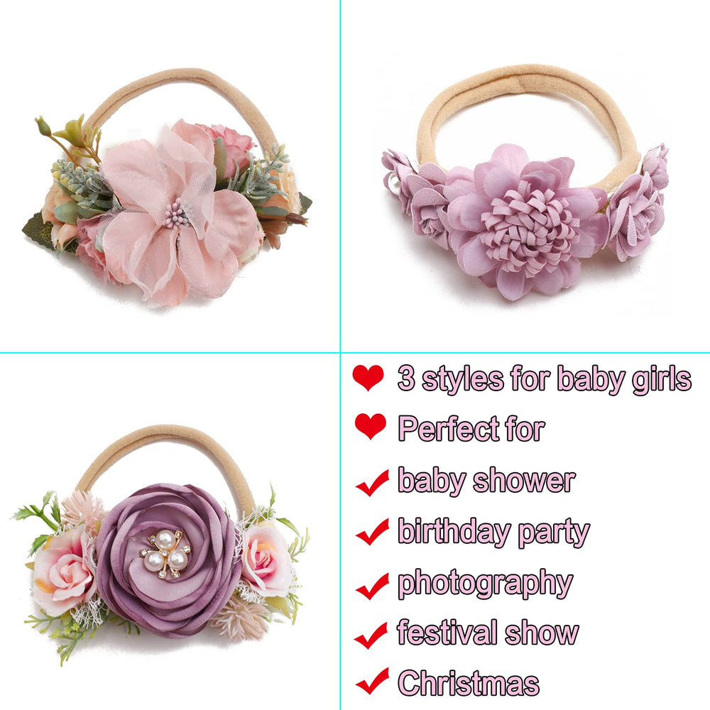BFNAAgirl 3-piece headband set on outfits demonstrates versatile styling