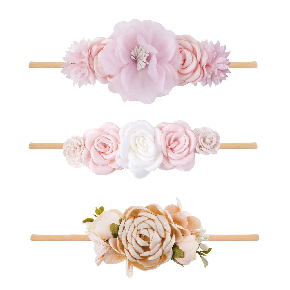 BFNAAgirl floral headband soft material for gentle wear and comfortable daily styling