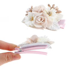 BFNAAgirl flower clips in gift box, ideal for baby shower or birthday gifting.