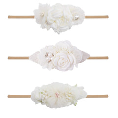 BFNAAgirl floral headband set shows four-piece crown for cute photo-ready looks.