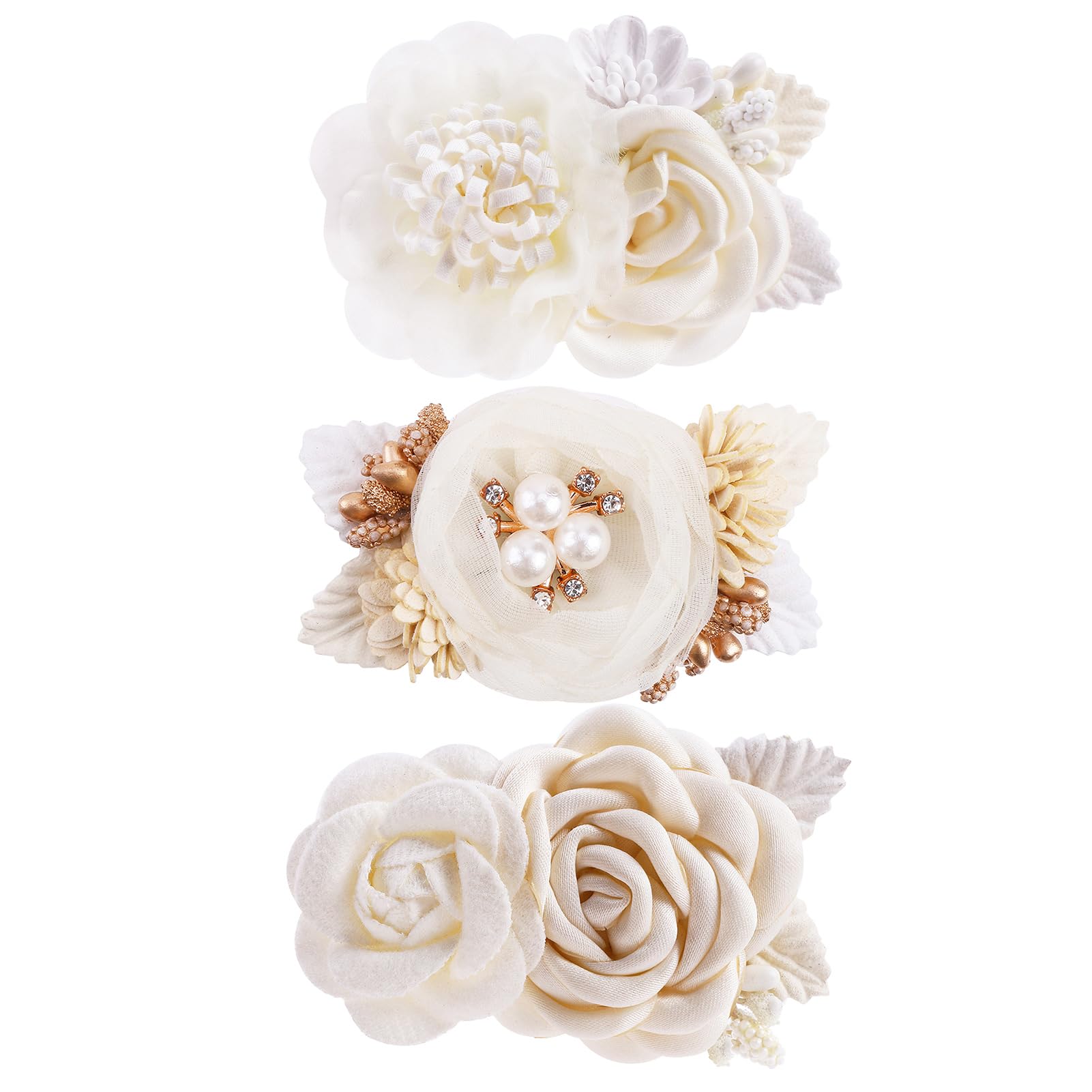 BFNAAgirl flower hair clip on baby girl for easy styling.