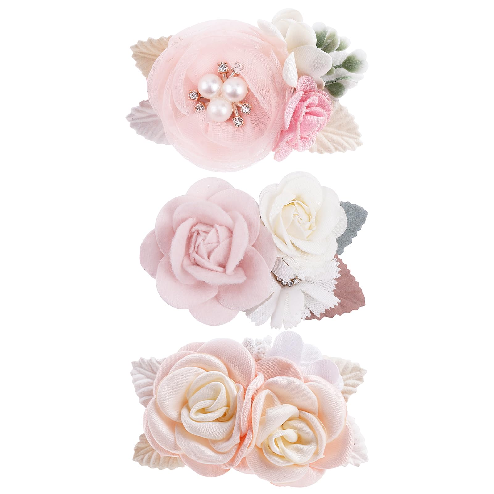 BFNAAgirl flower hair clip onesize with secure alligator clip for easy baby hairstyles.