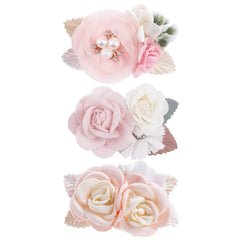 BFNAAgirl flower hair clip onesize with secure alligator clip for easy baby hairstyles.