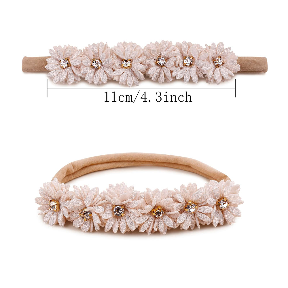 BFNAAgirl adjustable headband stretches from 14 to 22 inches for growing children