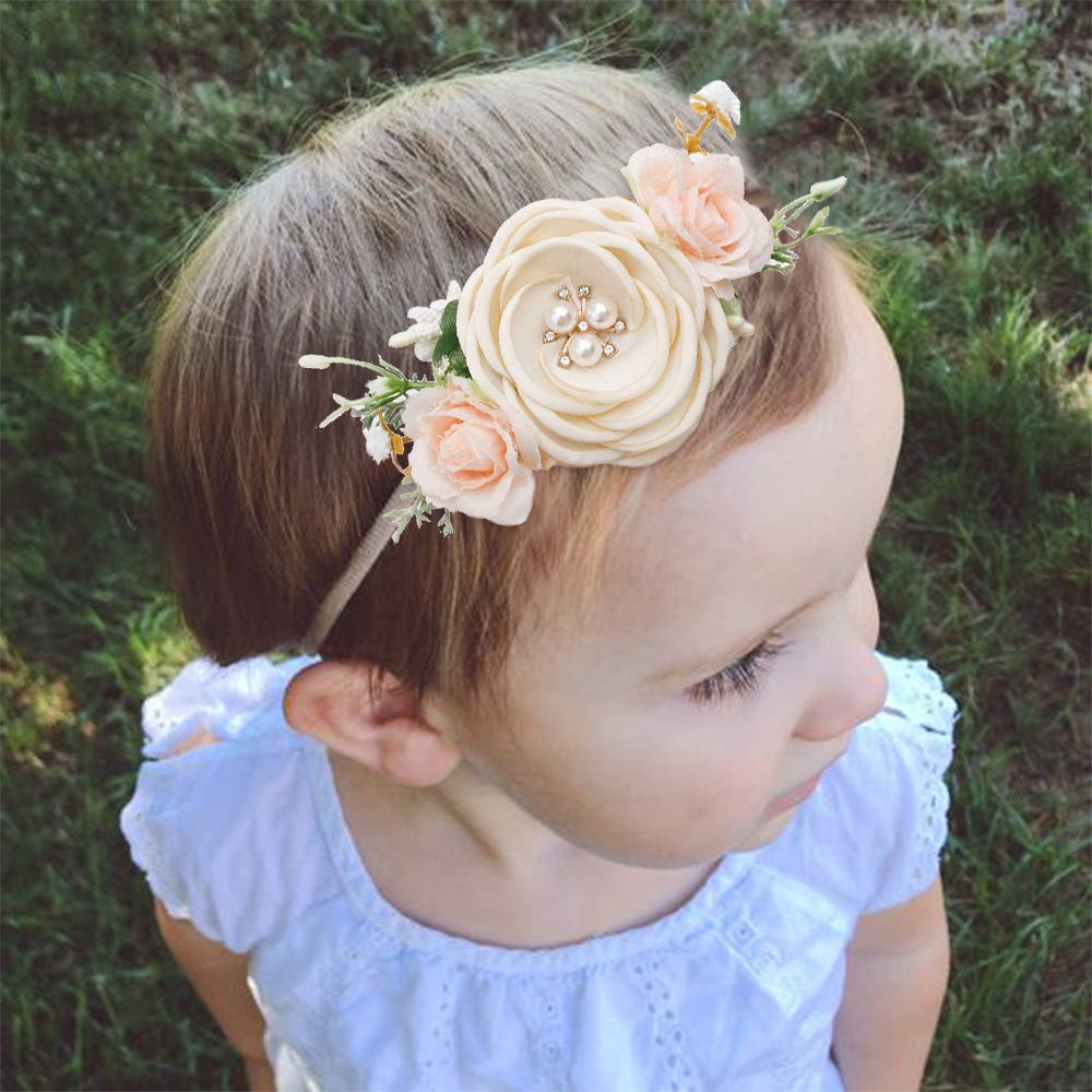 BFNAAgirl headbands ideal for baby showers and photography sessions.
