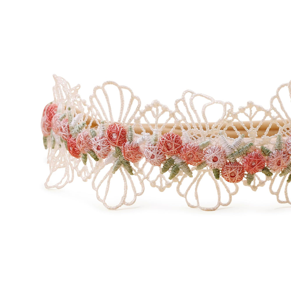 BFNAAgirl soft stretchy nylon band on gentle baby headband.