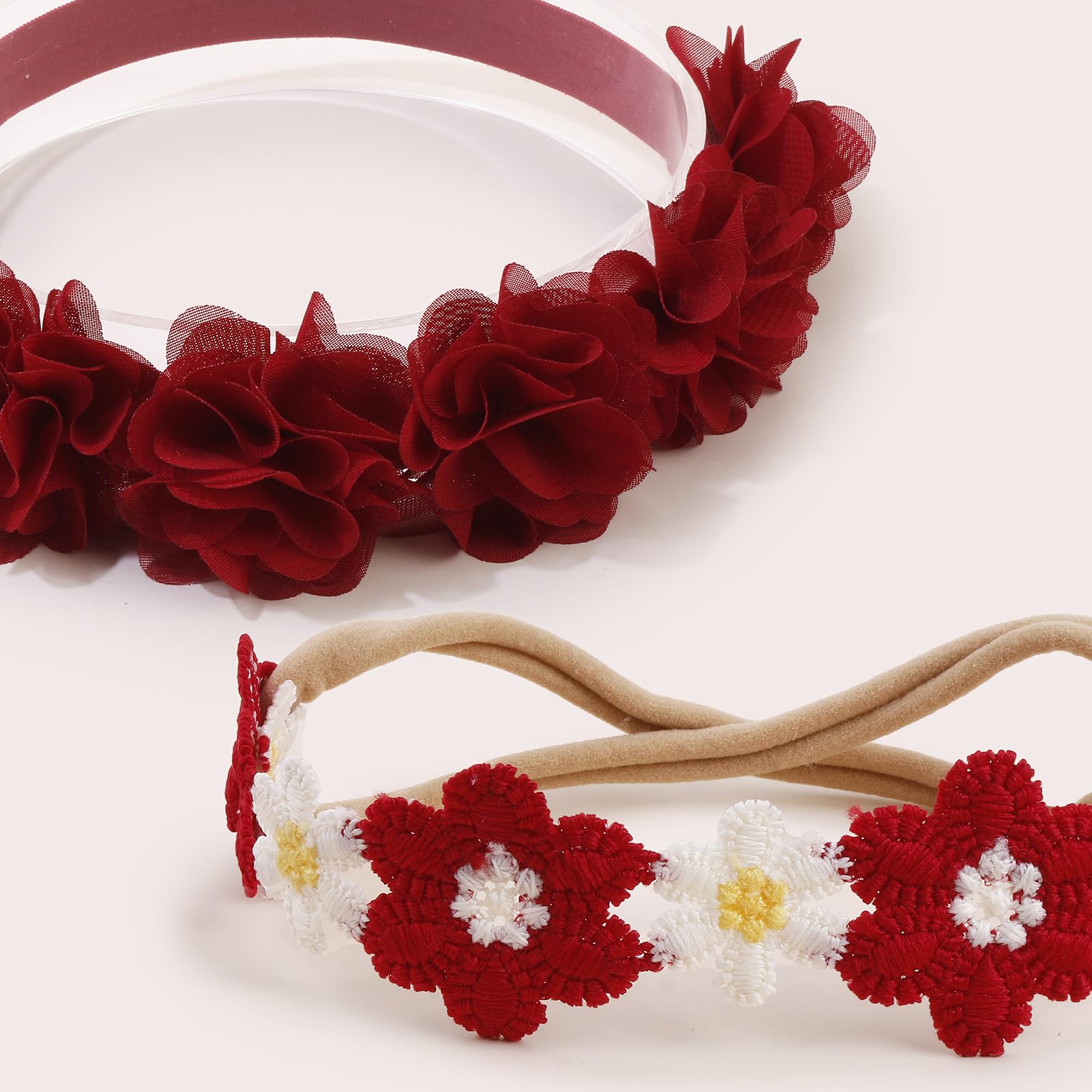 BFNAAgirl nylon headband stretchable design, stays secure during celebrations.