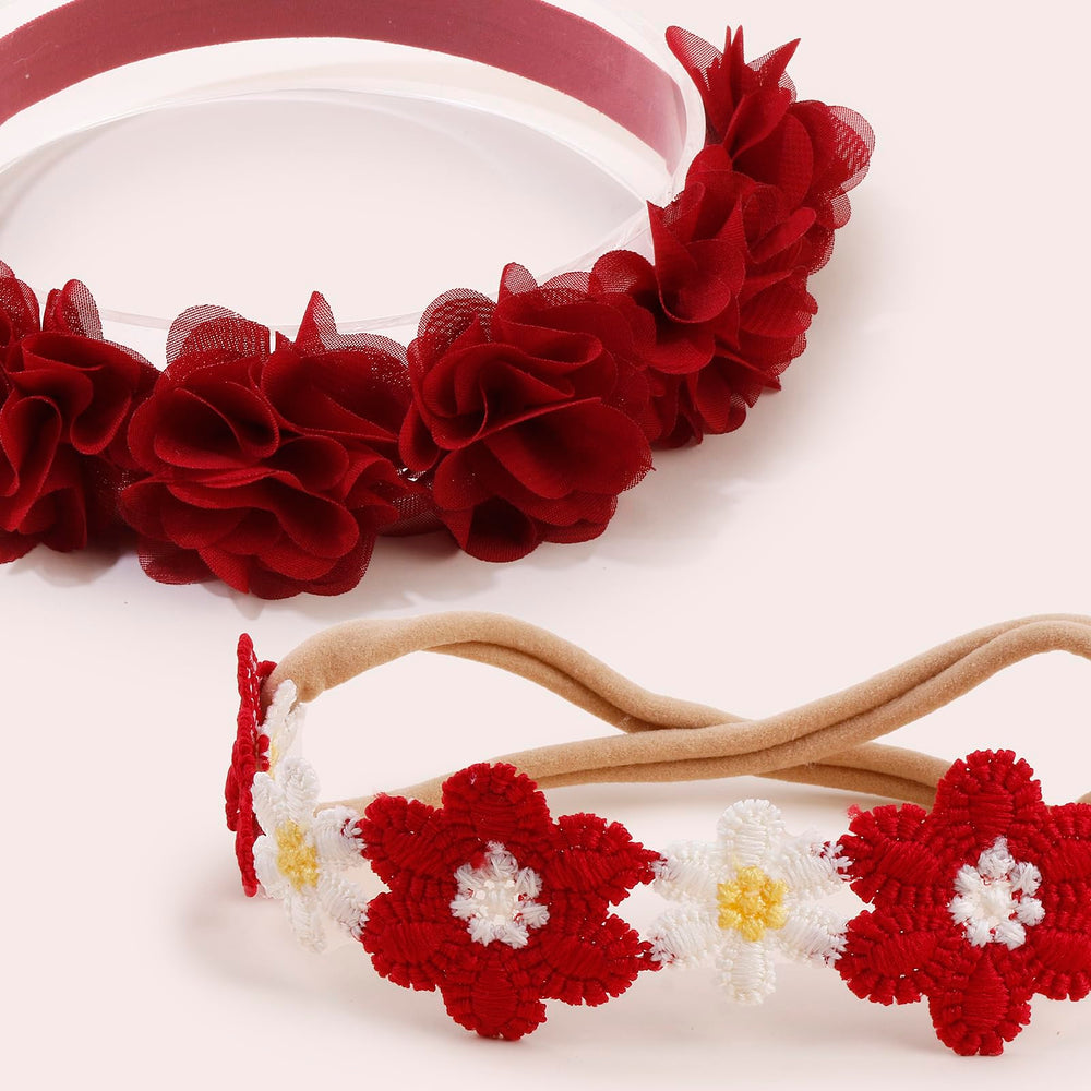 BFNAAgirl nylon headband stretchable design, stays secure during celebrations.