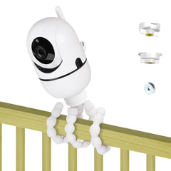 BFYTN baby monitor tripod mount compatible with HelloBaby HB65 for tool-free setup and secure placement.