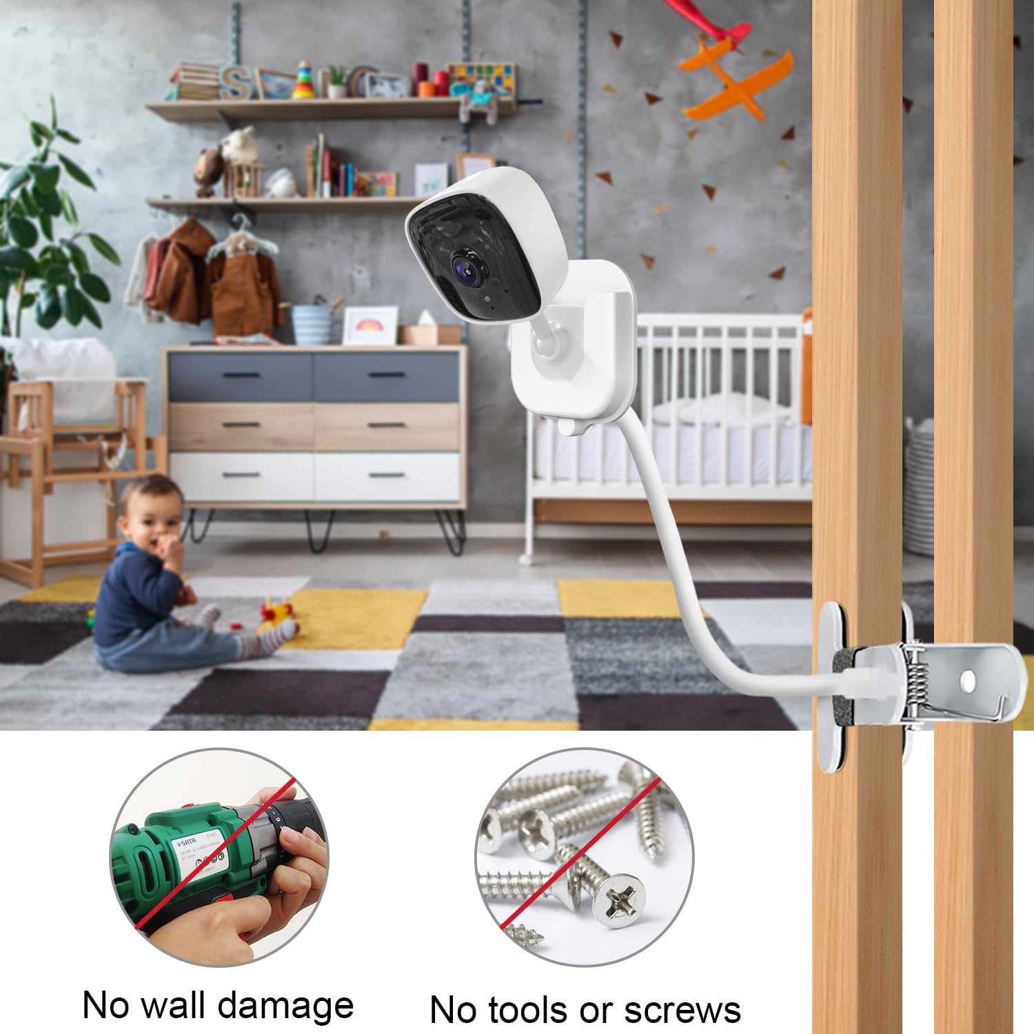 BFYTN Tapo mount aluminum alloy construction emphasizes durable support for cameras.