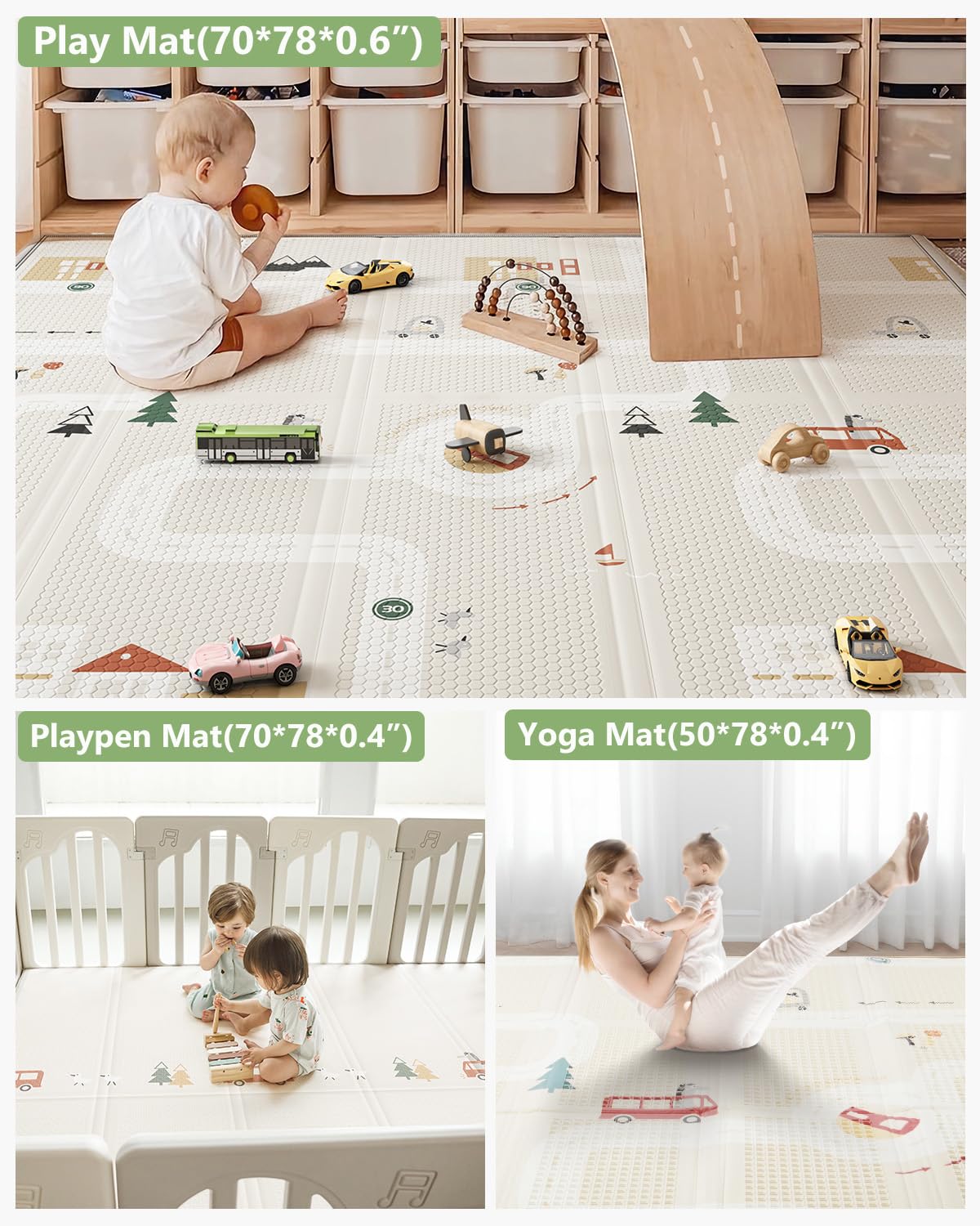 BG-BABYGO suited for indoor, outdoor, and travel play.
