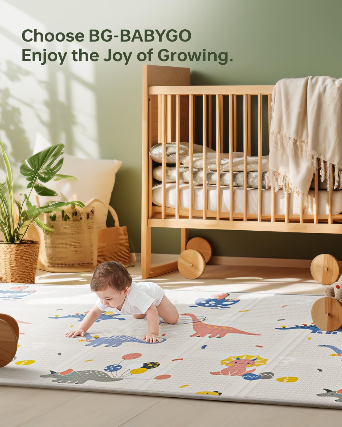 BG-BABYGO baby play mat available in 0.6 and 0.8 inch thickness