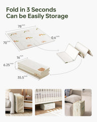 BG-BABYGO reversible design with tree patterns supports visual exploration.