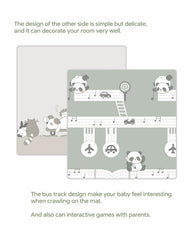 BG-BABYGO reversible-sleeping-animals-pattern doubles as cute home decor.