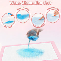 BGTECHO three-layer absorbent core locks in moisture