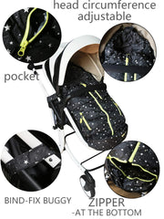 BGX Wipcream center zip design eases getting baby in and out