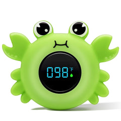 B&H baby bath thermometer with LED display shows precise water temperature at a glance