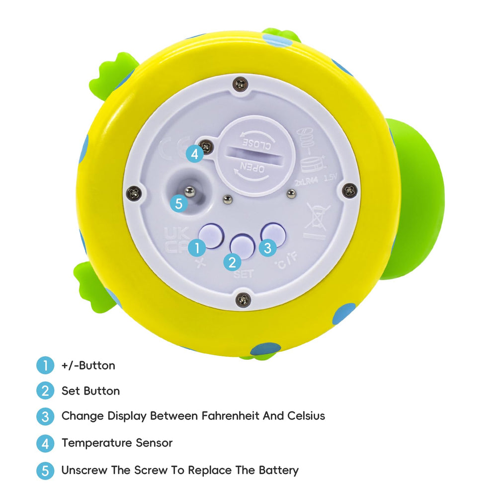 B&amp;H Frog thermometer is lightweight and portable for travel with newborns.