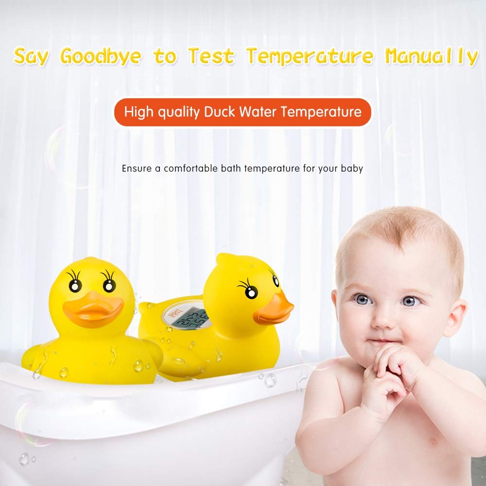 b&h Lady Duck thermometer uses BPA-free materials for safe bath play
