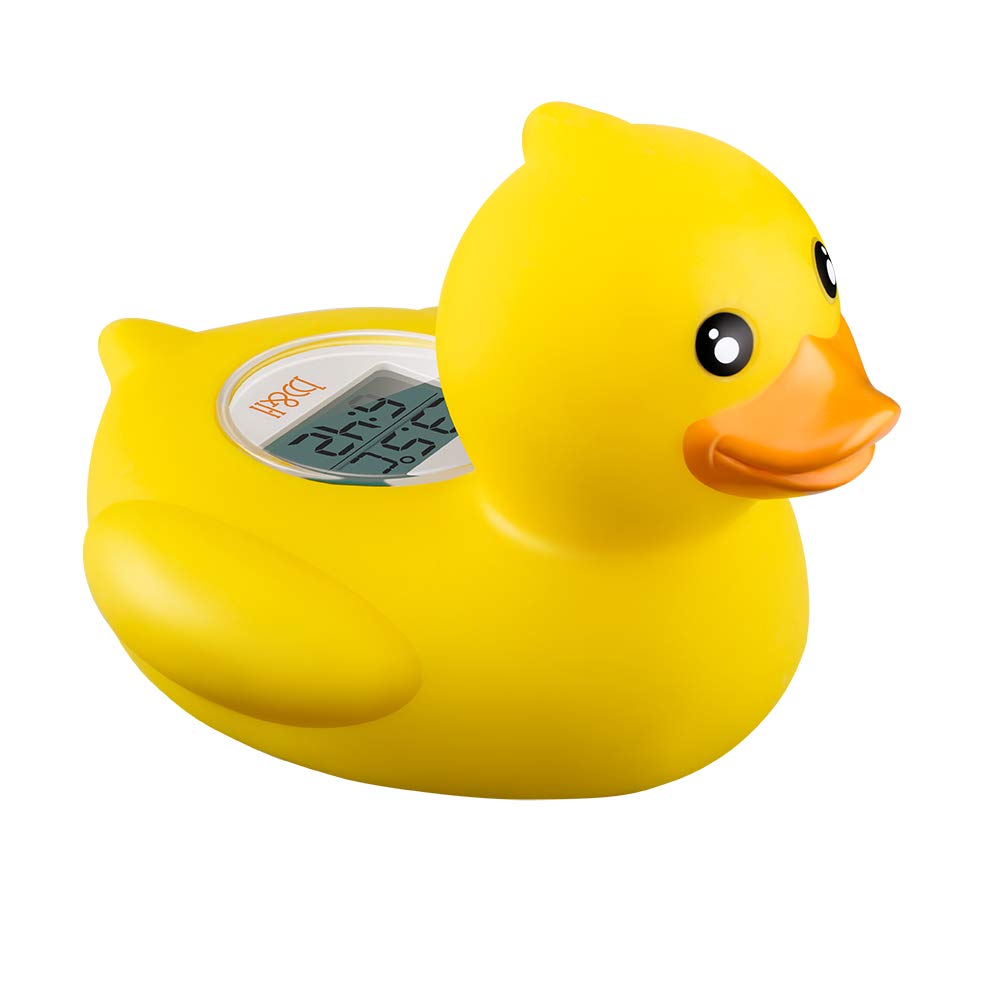 B&H Baby Thermometer floats as a classic duck to show bath temperature clearly.