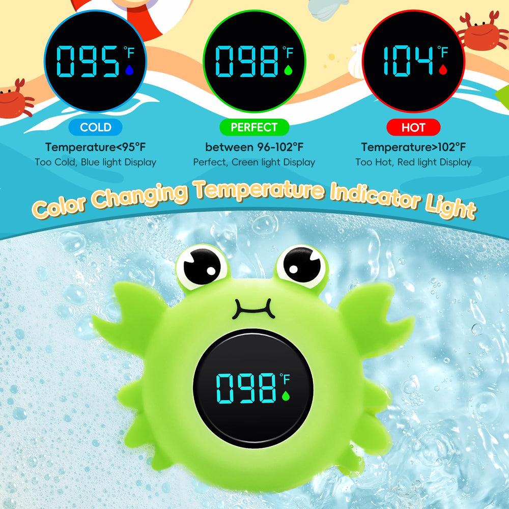 B&H hot-cold indicators help identify safe bath temperatures at a glance