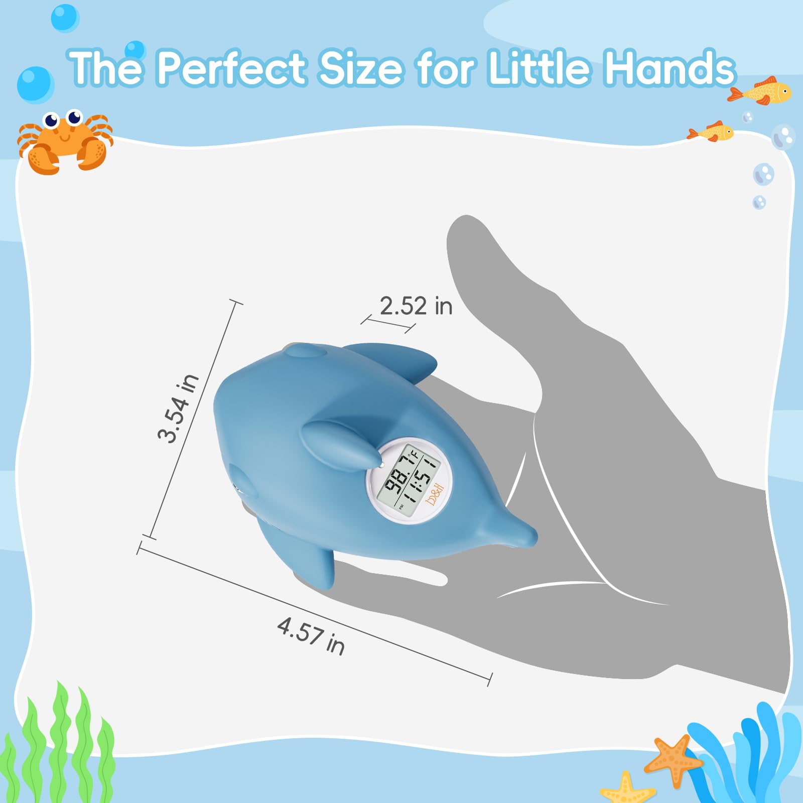 B&H bath-time clock helps track time and routine during baby baths