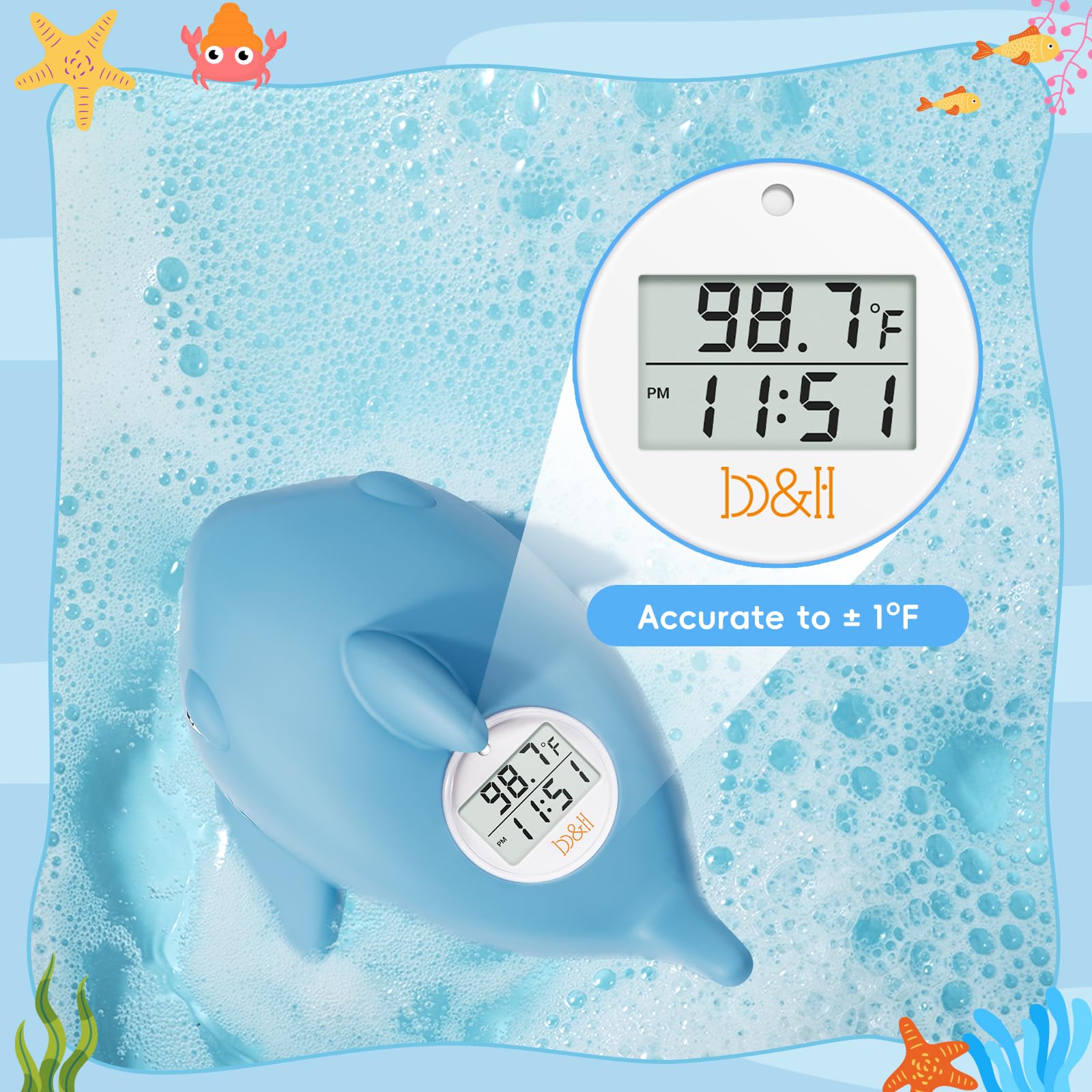 B&H BPA-free materials ensure safe, odorless play during bath time
