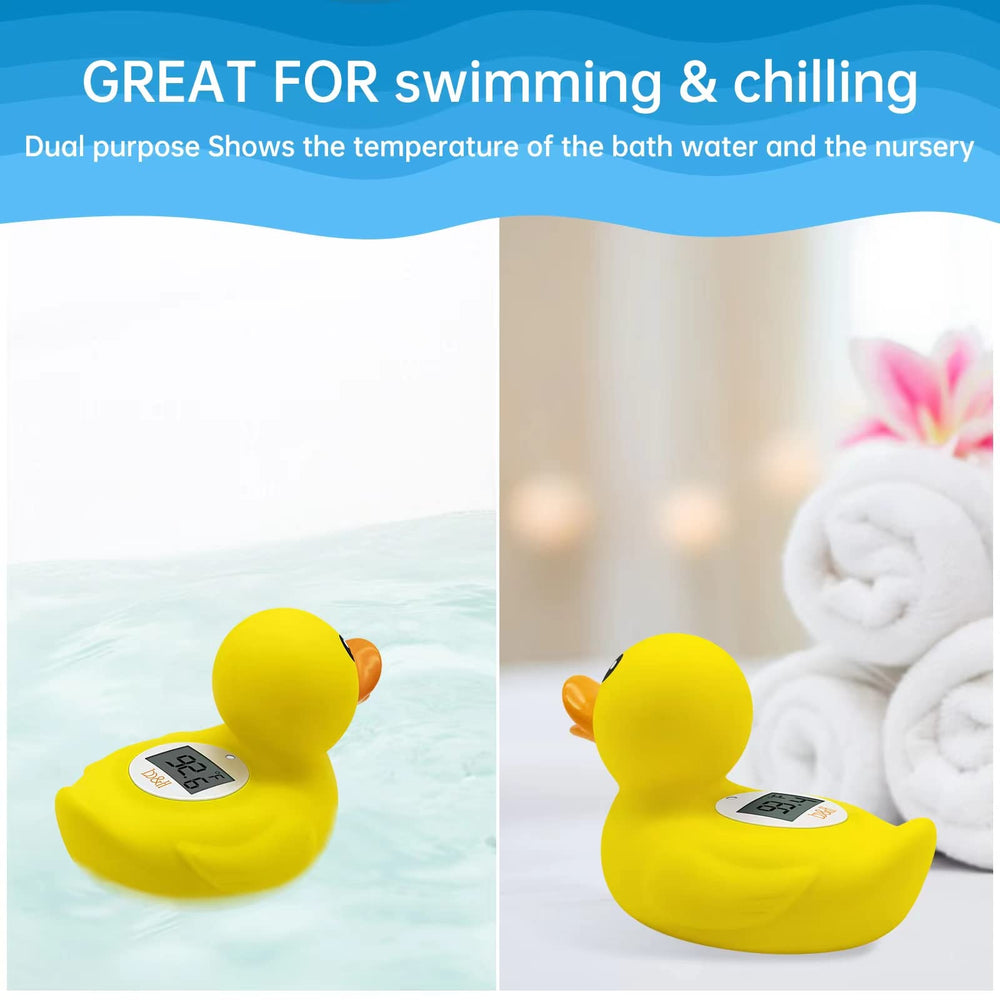 B&H BPA-free thermometer ensures safe materials while your child bathes.