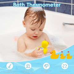 B&H baby thermometer measures water temperature in seconds for bath prep.